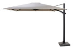 4 Seasons Outdoor | Zweefparasol Siesta Premium 300 x 300 cm | Antraciet-Taupe